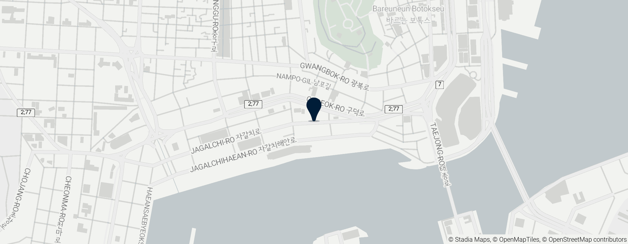 Map of Nampo Dong District