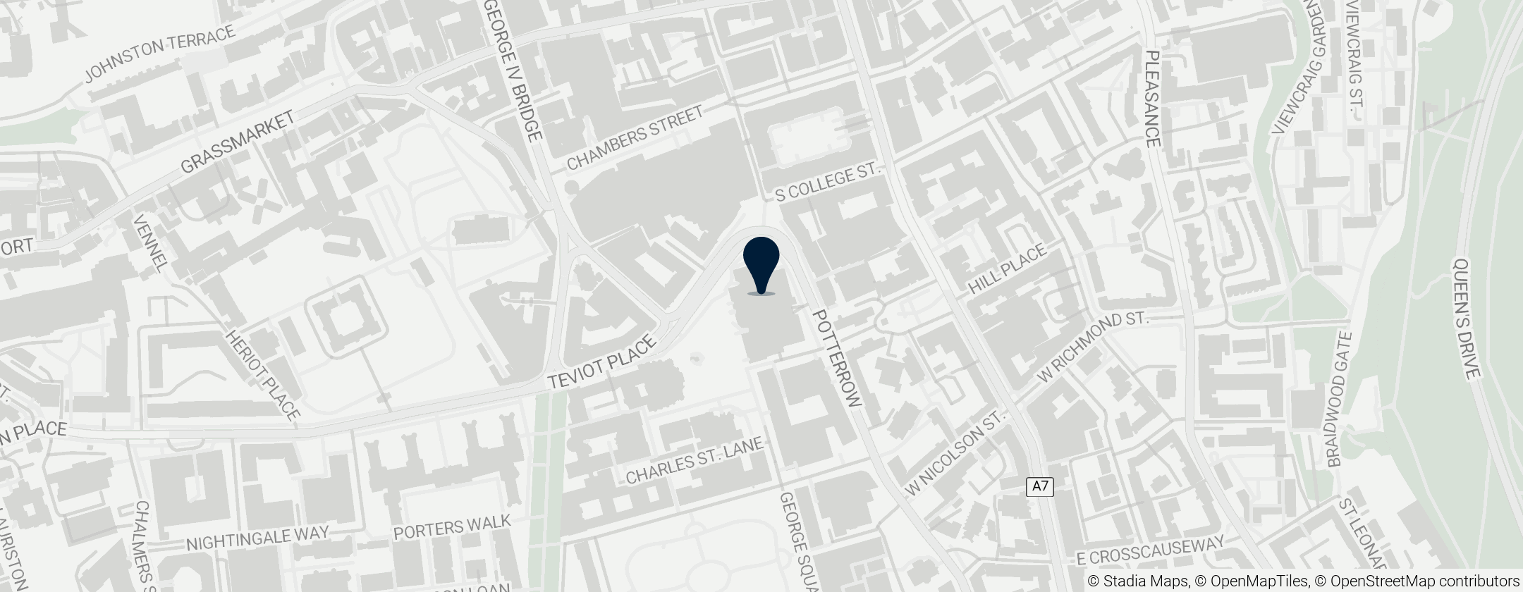 Map of Potterrow Mandela Student Centre