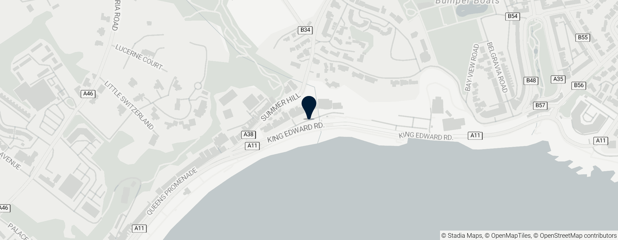 Map of Douglas Bay Horse Tramway