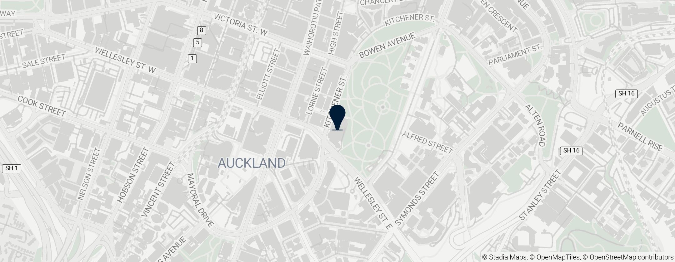 Map of Auckland Art Gallery Toi o Tāmaki