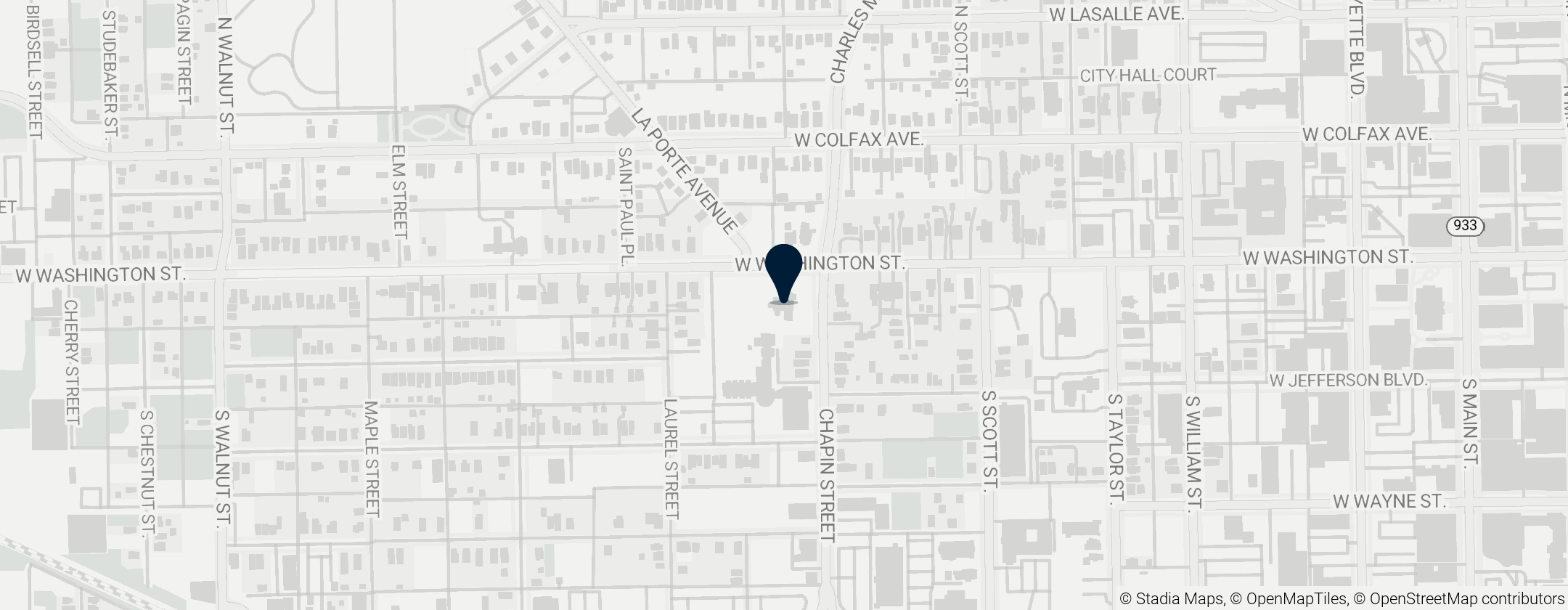 Map of The Oliver Mansion