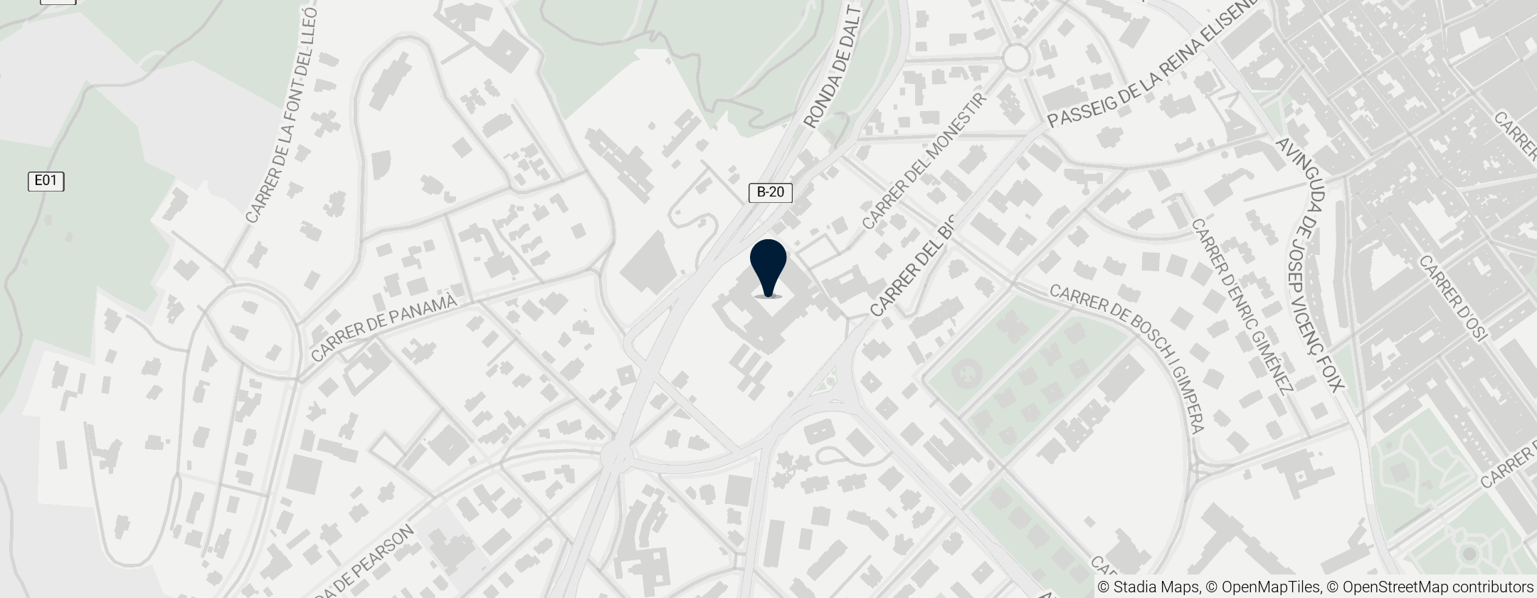 Map of Monastery of Pedralbes