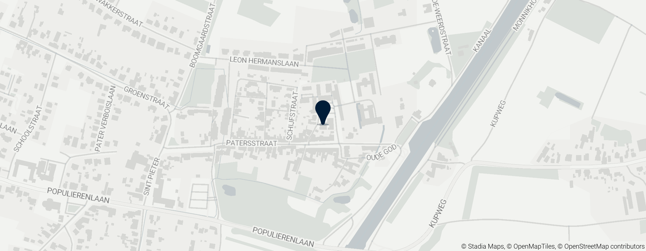 Map of Museumkerk Sint-Pieter