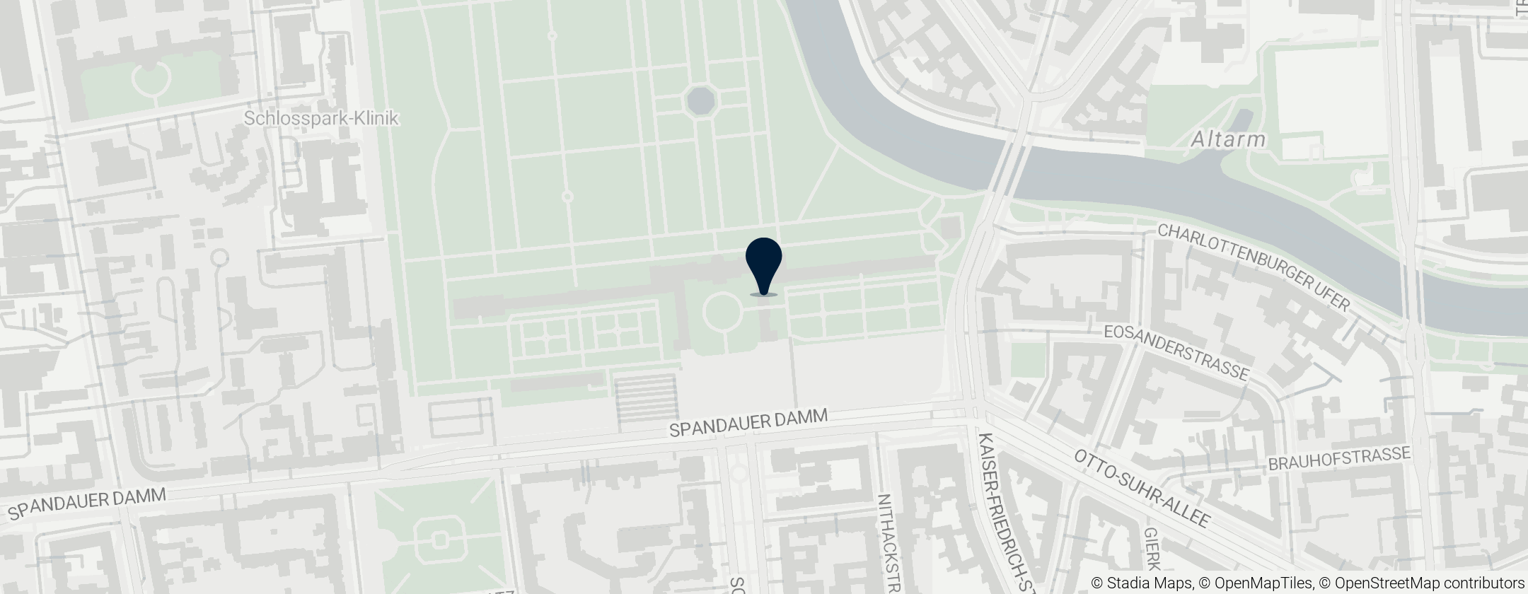 Map of Charlottenburg Palace