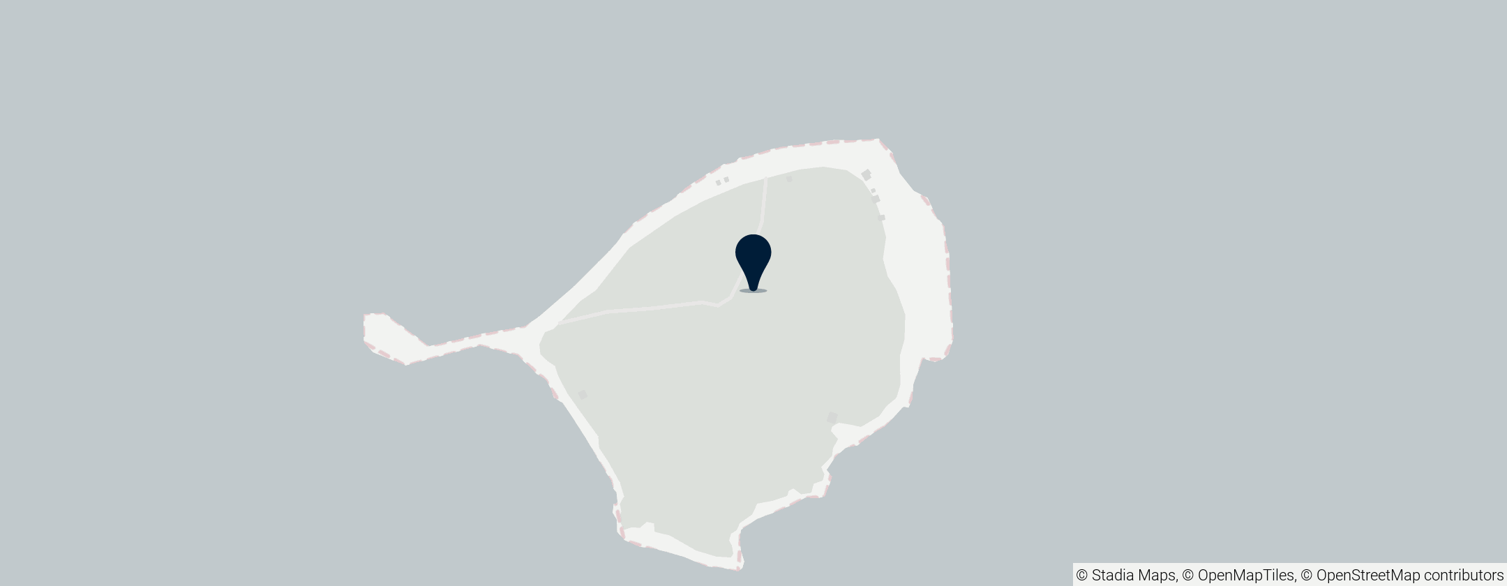 Map of Cousin Island