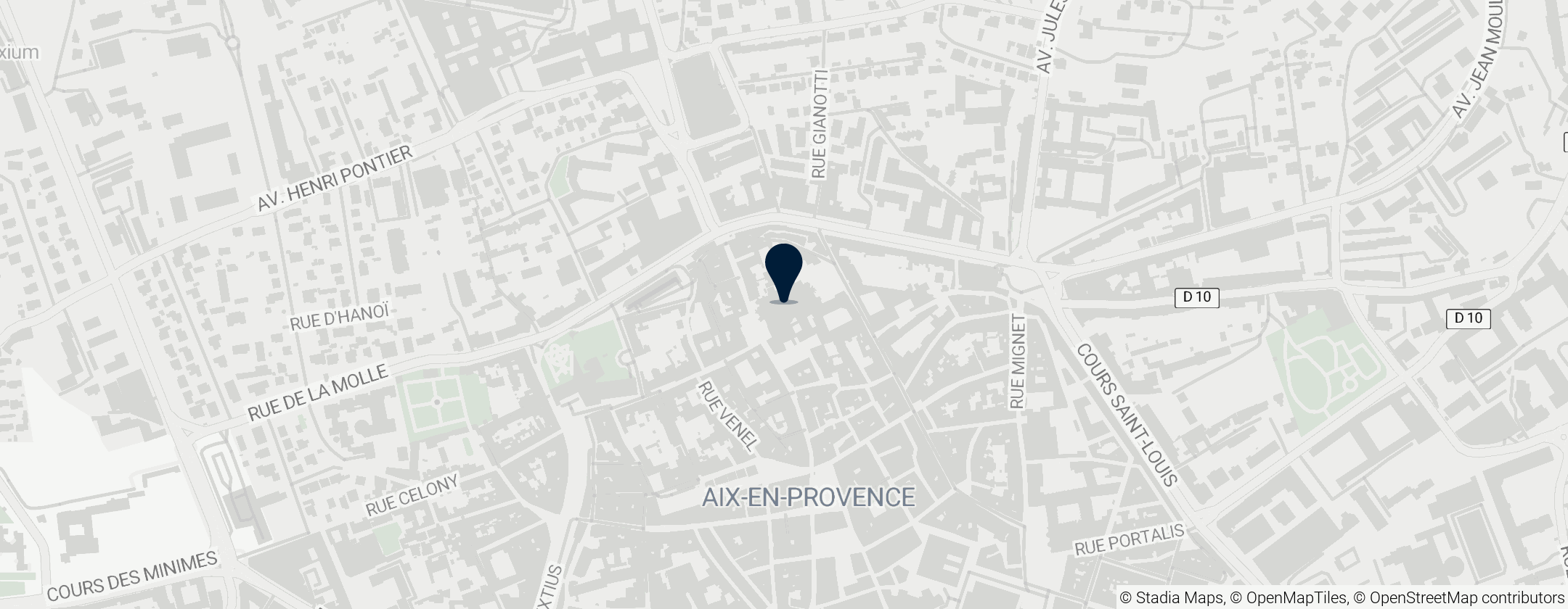 Map of Aix Cathedral