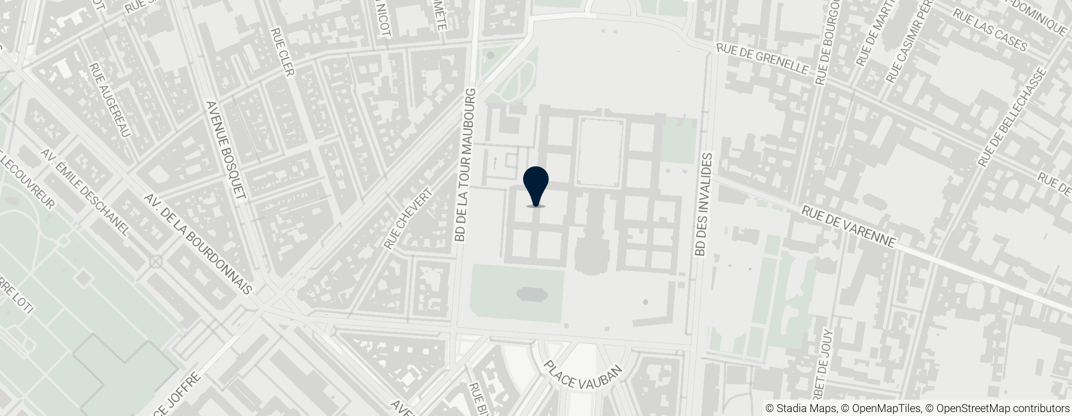 Map of Museum of the Order of the Liberation