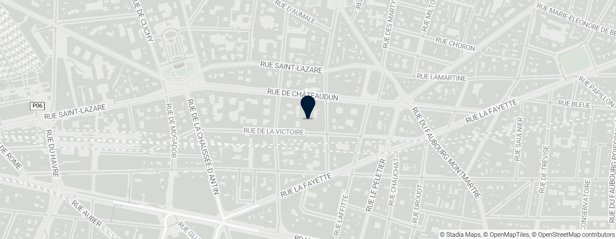 Map of Grand Synagogue of Paris