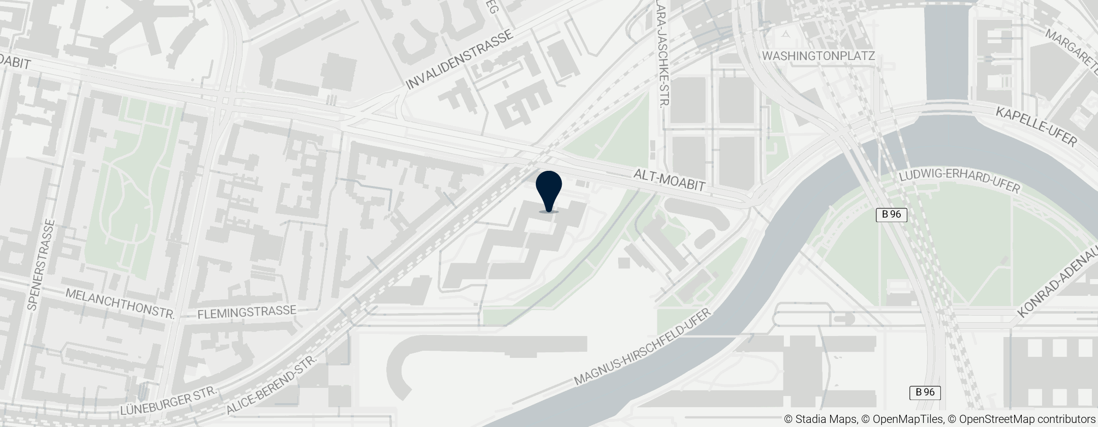 Map of Federal Ministry of the Interior, Building and Community