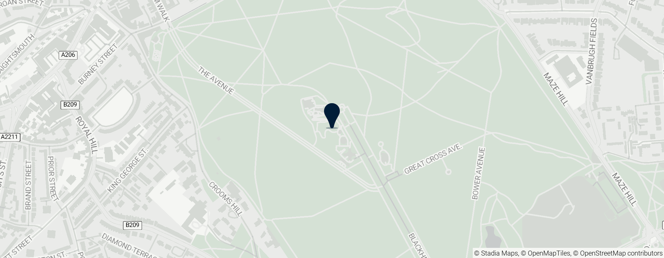 Map of 皇家天文台