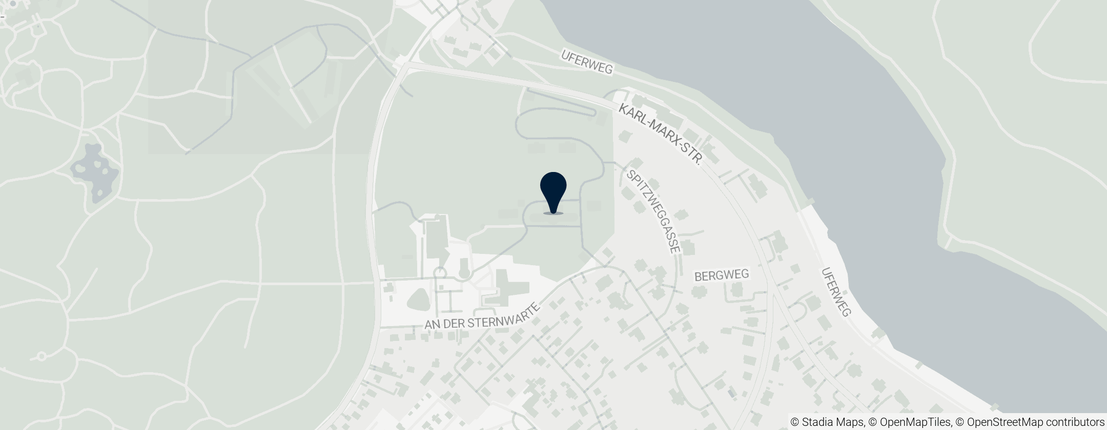 Map of Berlin Observatory