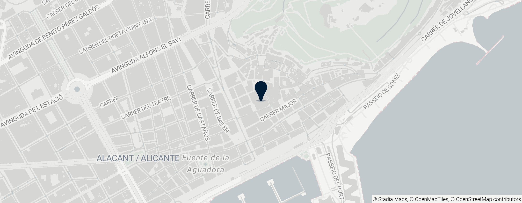 Map of San Nicolás de Bari Procathedral