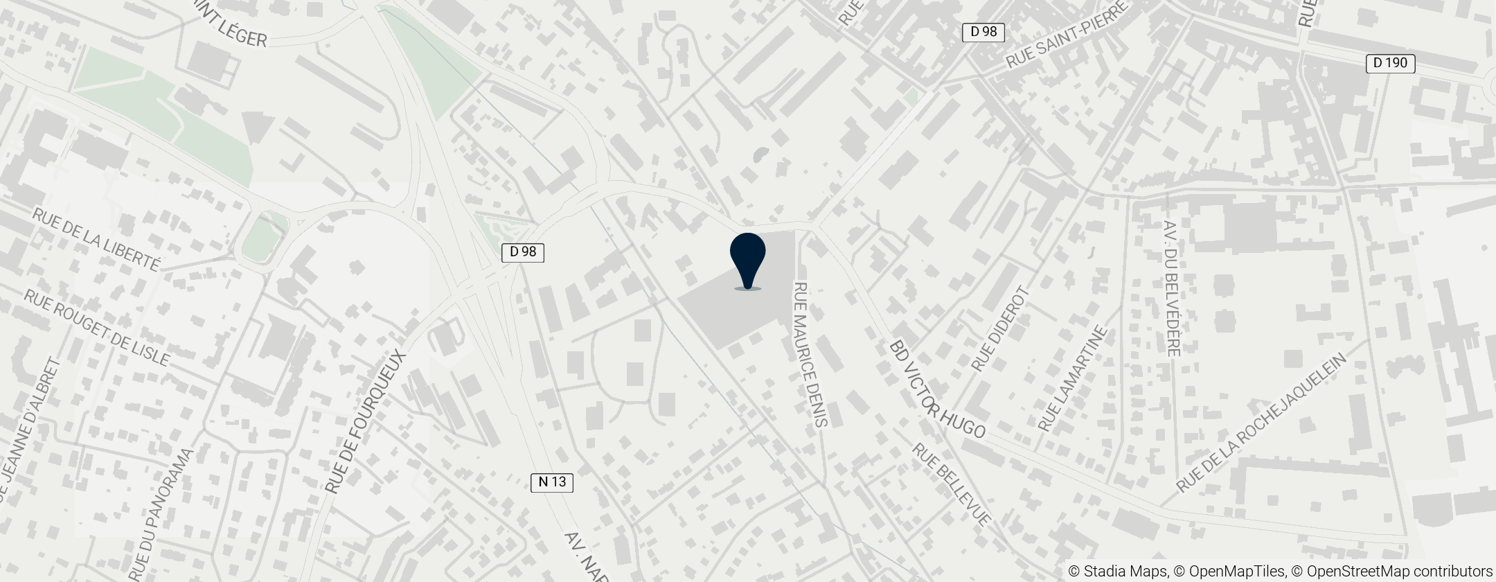 Map of Musée départemental Maurice Denis "The Priory"