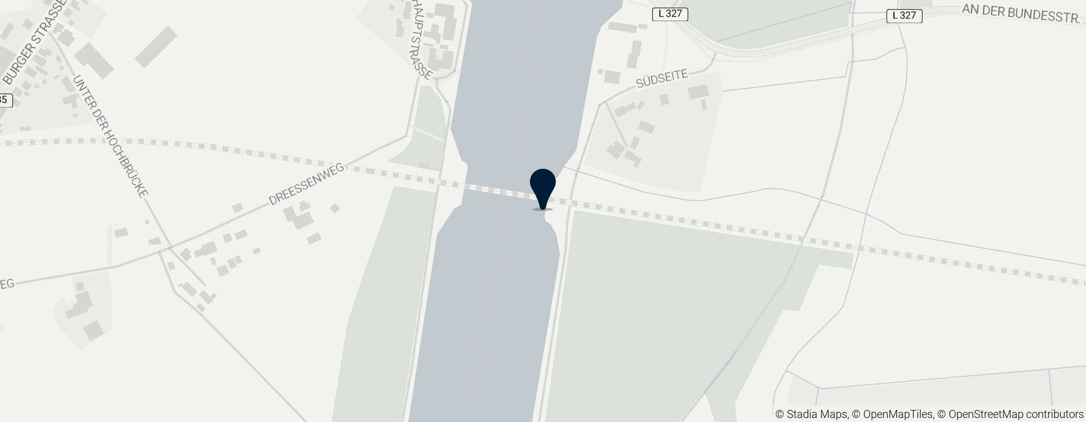 Map of Hochdonn High Bridge