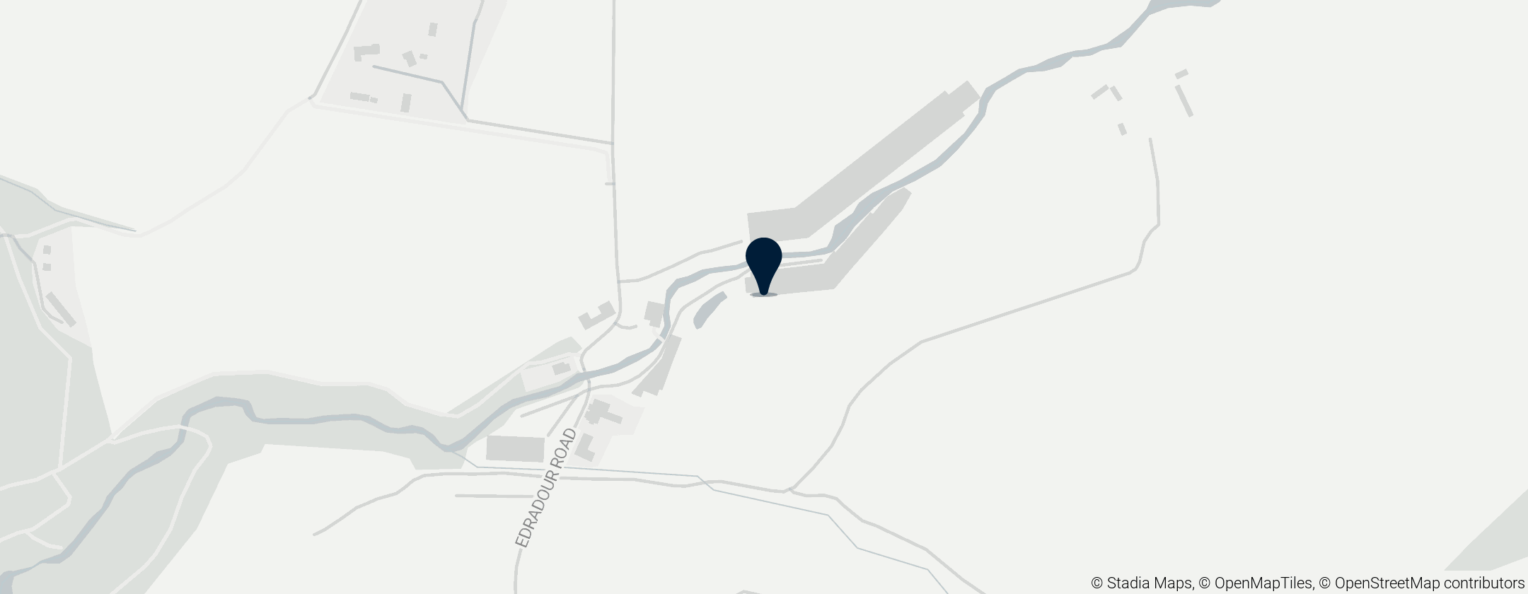 Map of Edradour Distillery