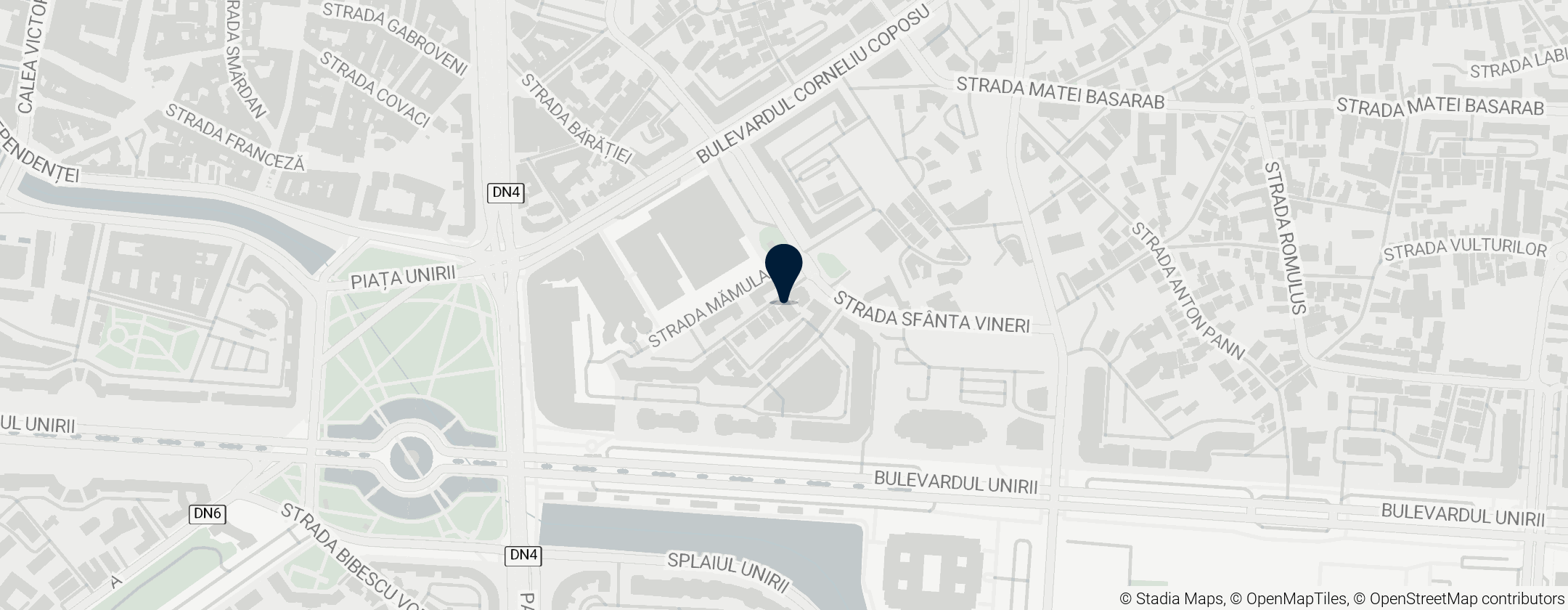 Map of "Chief-Rabbi Dr. Moses Rosen" History Museum of the Jews in Romania