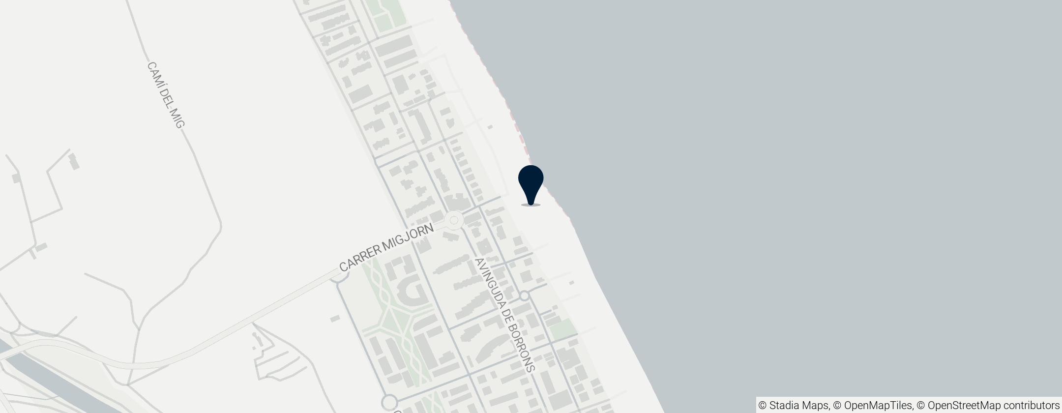 Map of Platja de Xeraco