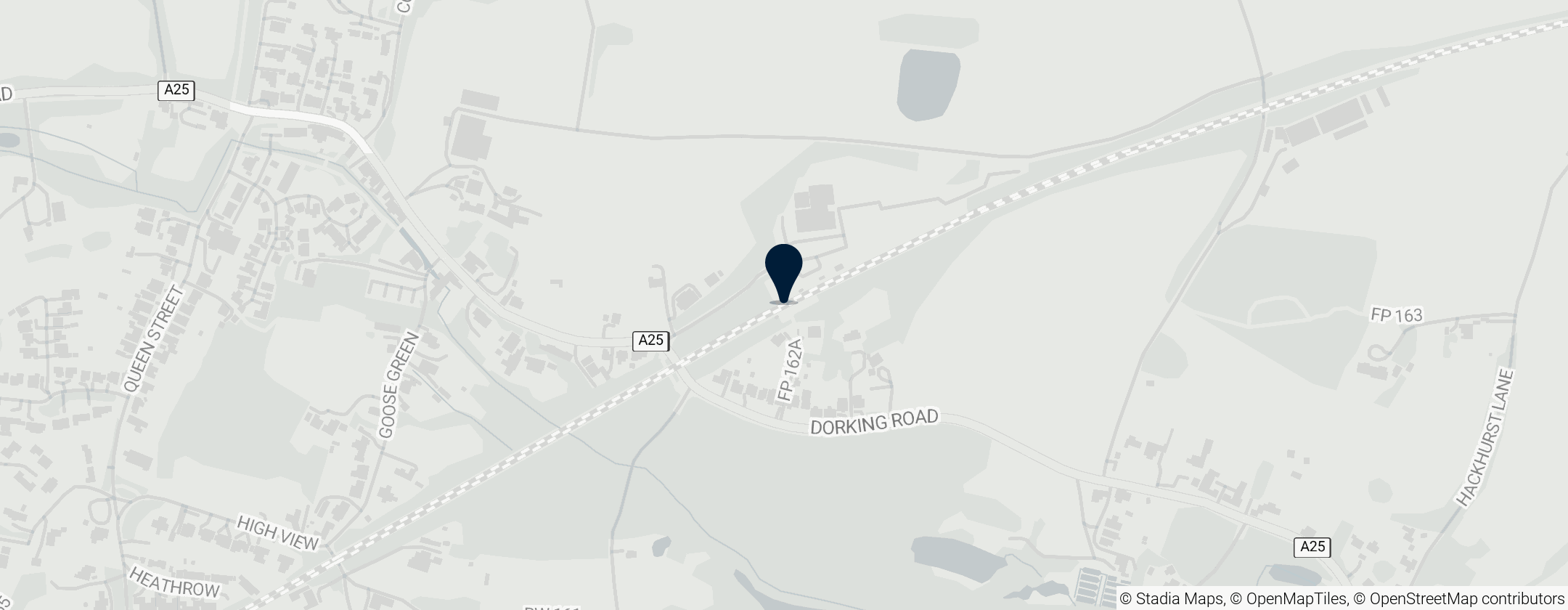 Map of Station Gomshall