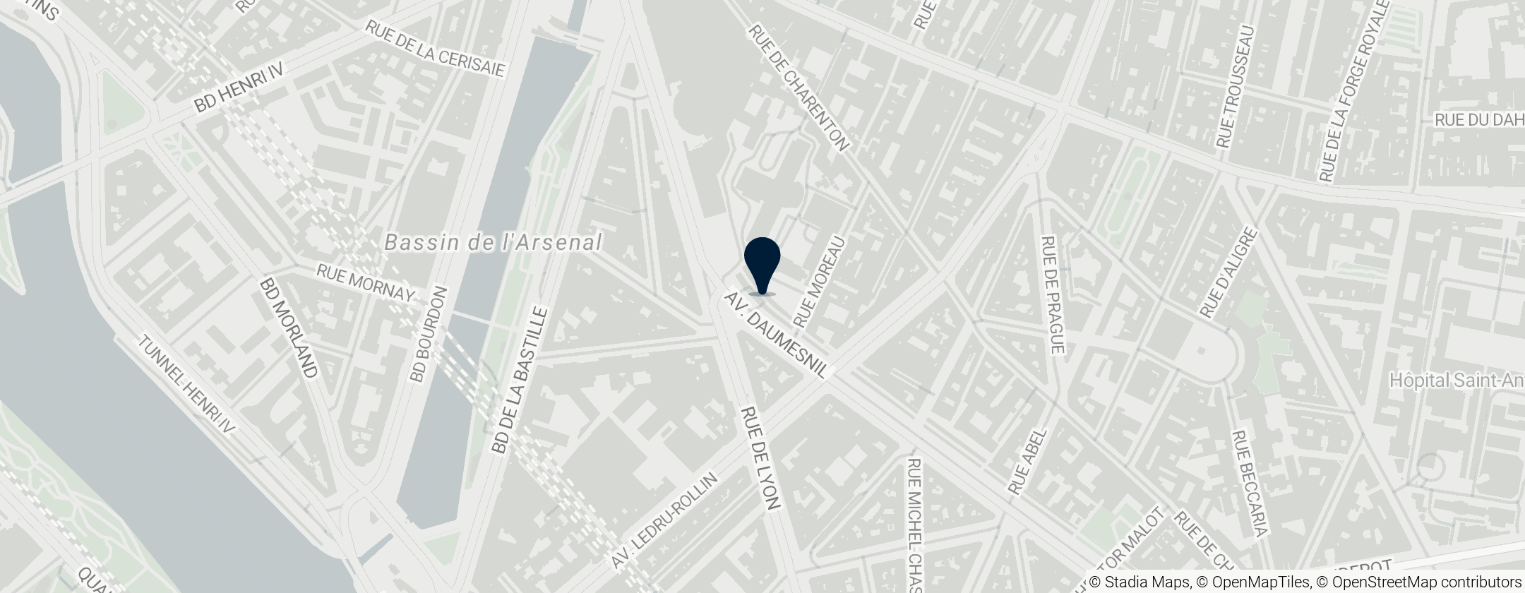 Map of Tree-lined Walkway