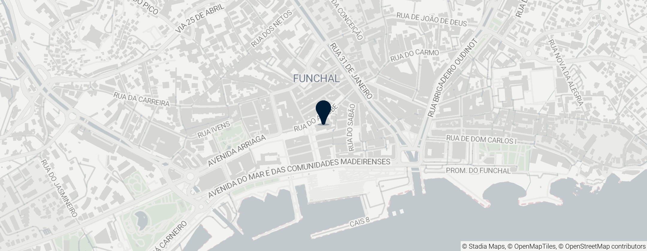 Map of Funchal Cathedral