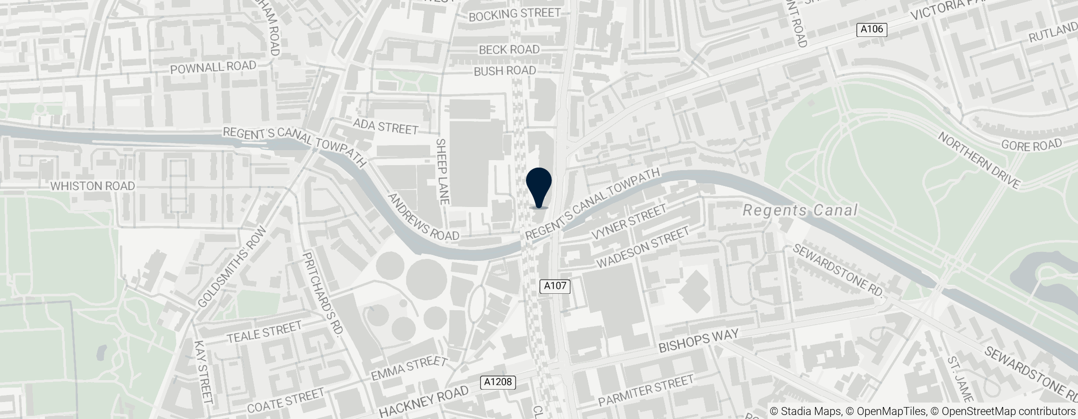 Map of The Viktor Wynd Museum of Curiosities