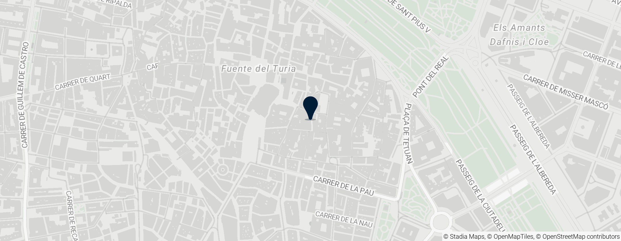 Map of The Almirante Muslim Baths