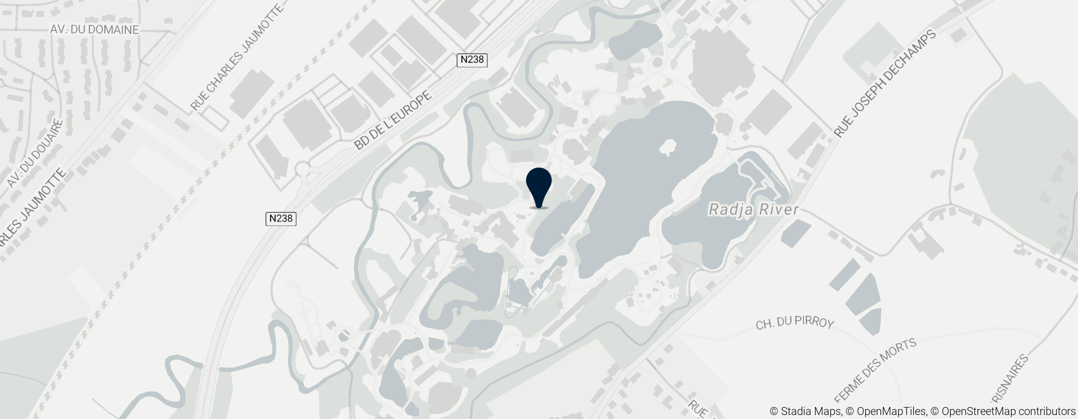 Map of Walibi & Aqualibi Themepark Belgium