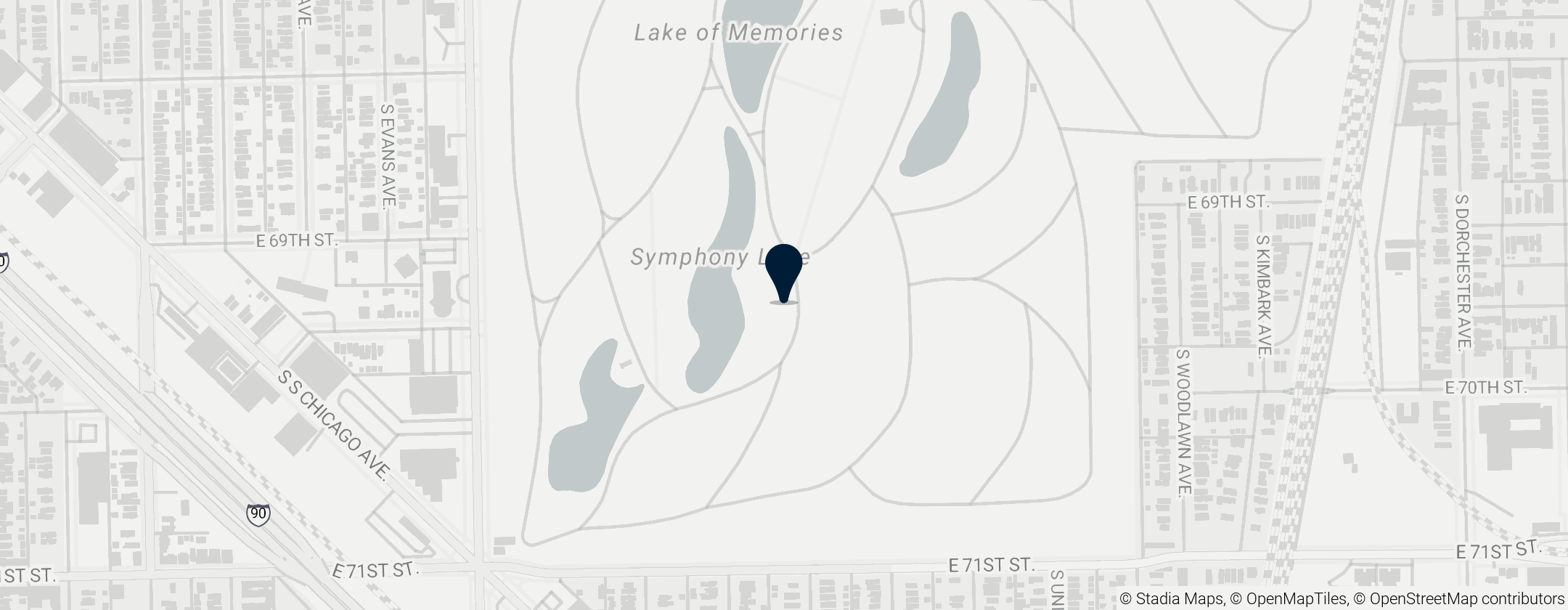 Map of Harold Washington