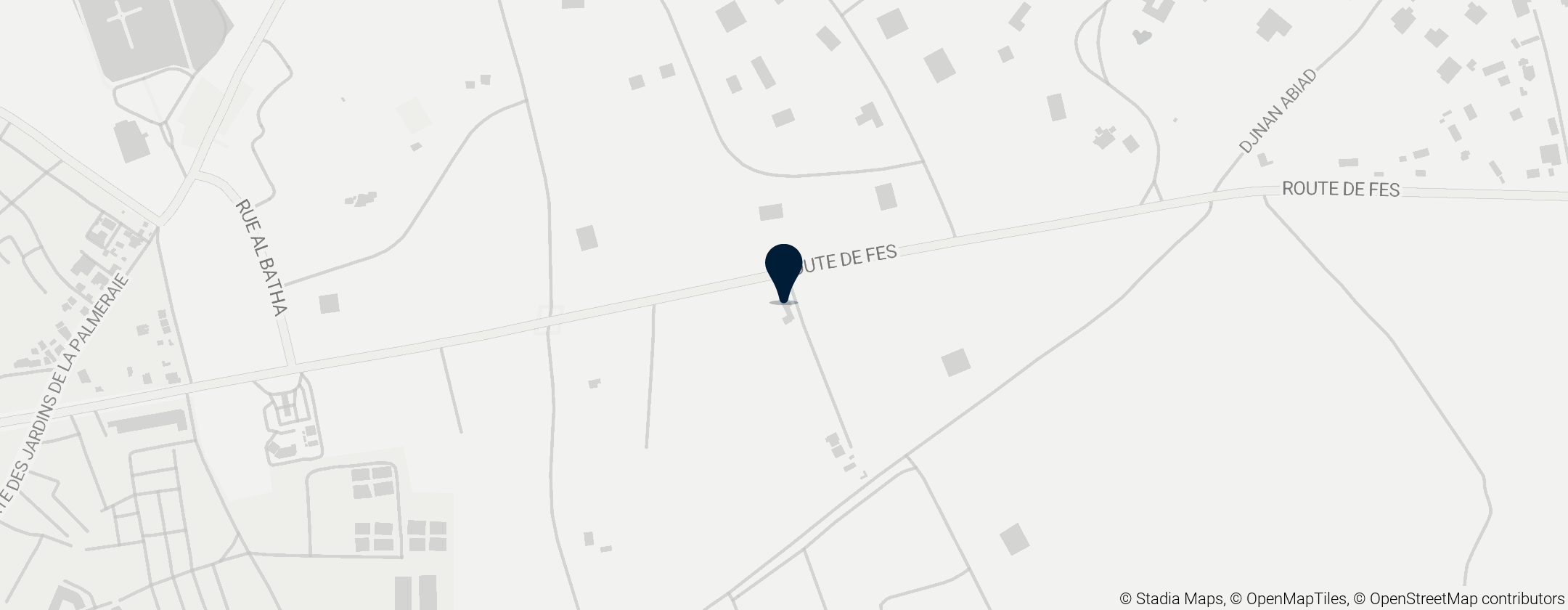 Map of Palmeraie Museum