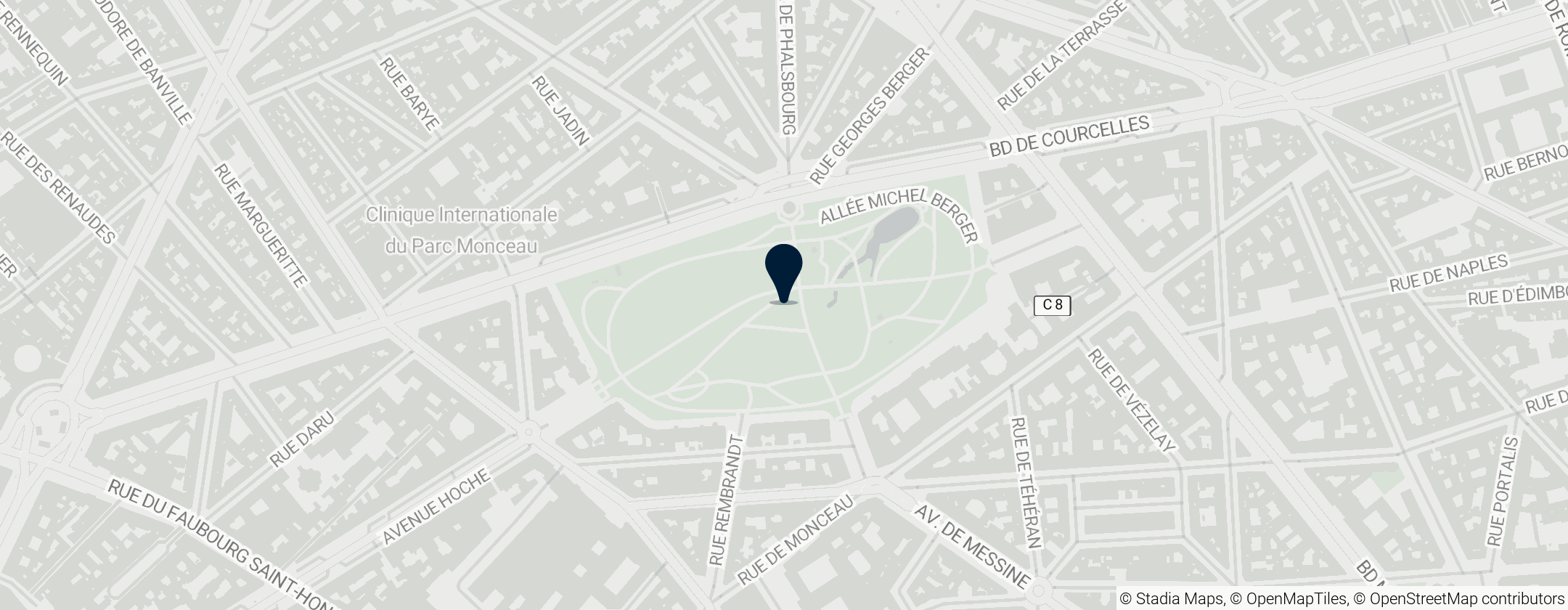 Map of Monceau Park
