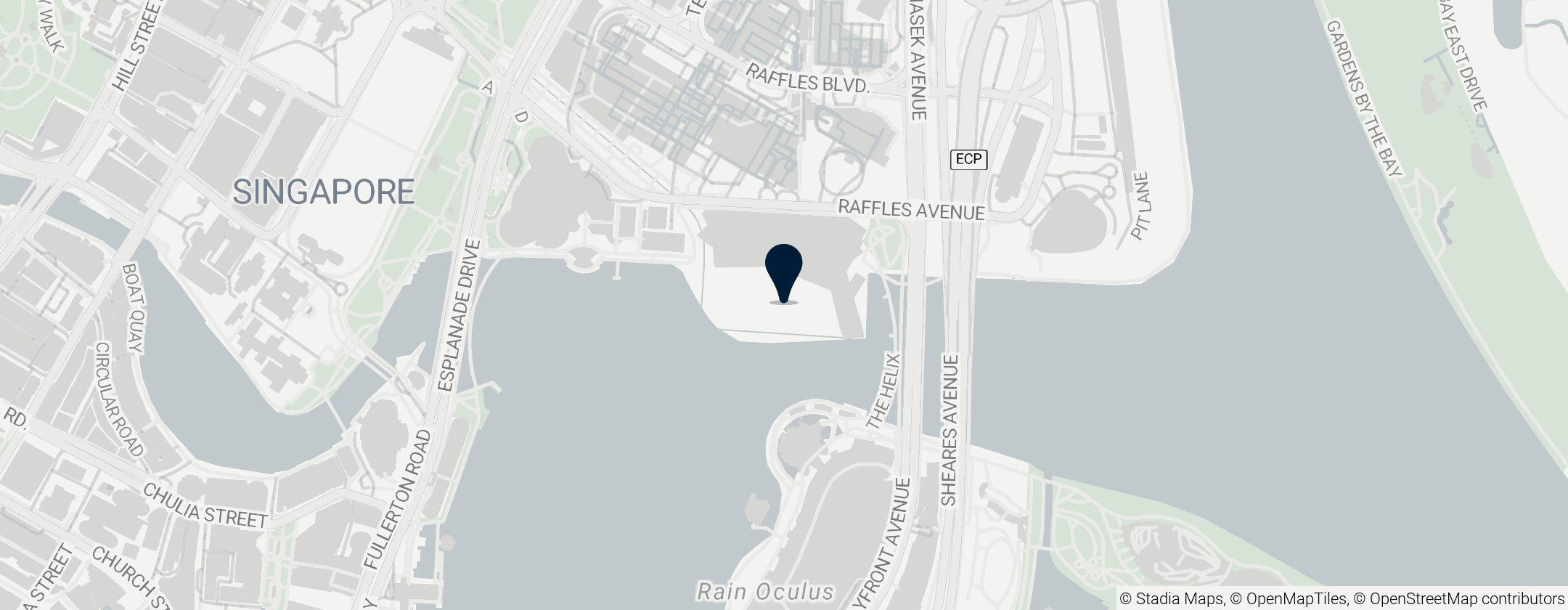 Map of Плавучий стадион в Сингапуре