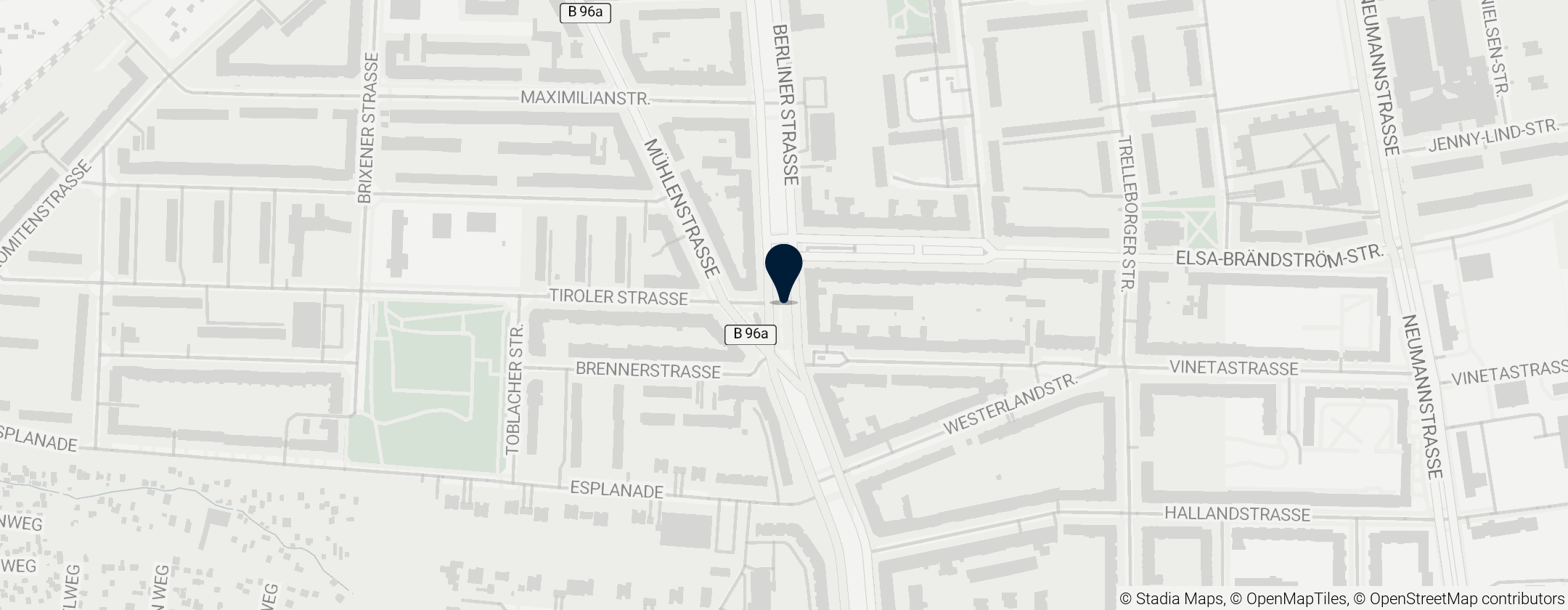 Map of Vinetastraße