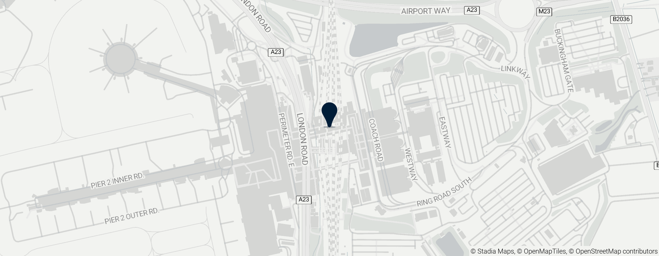 Map of Station Gatwick Airport