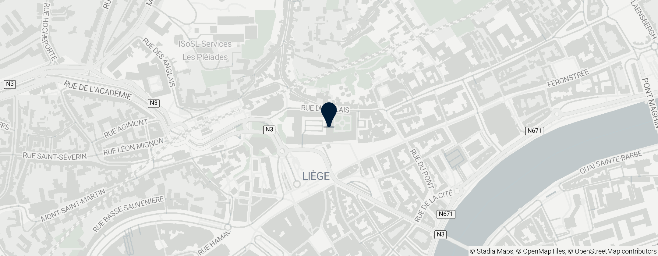 Map of Prince-Bishops' Palace