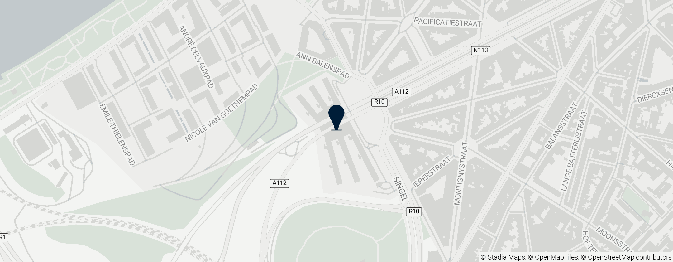 Map of Palace of Justice, Antwerp