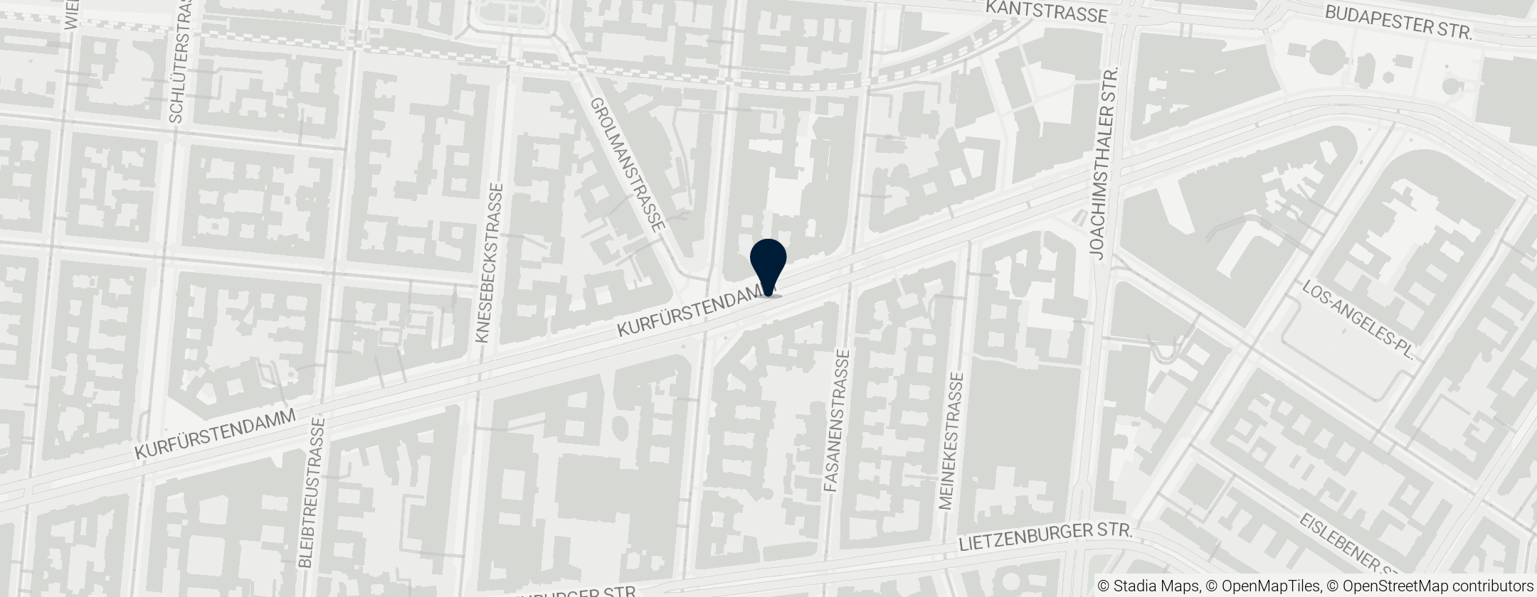 Map of Kurfürstendamm