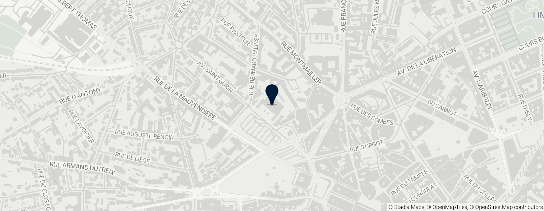 Map of Musée national Adrien Dubouché