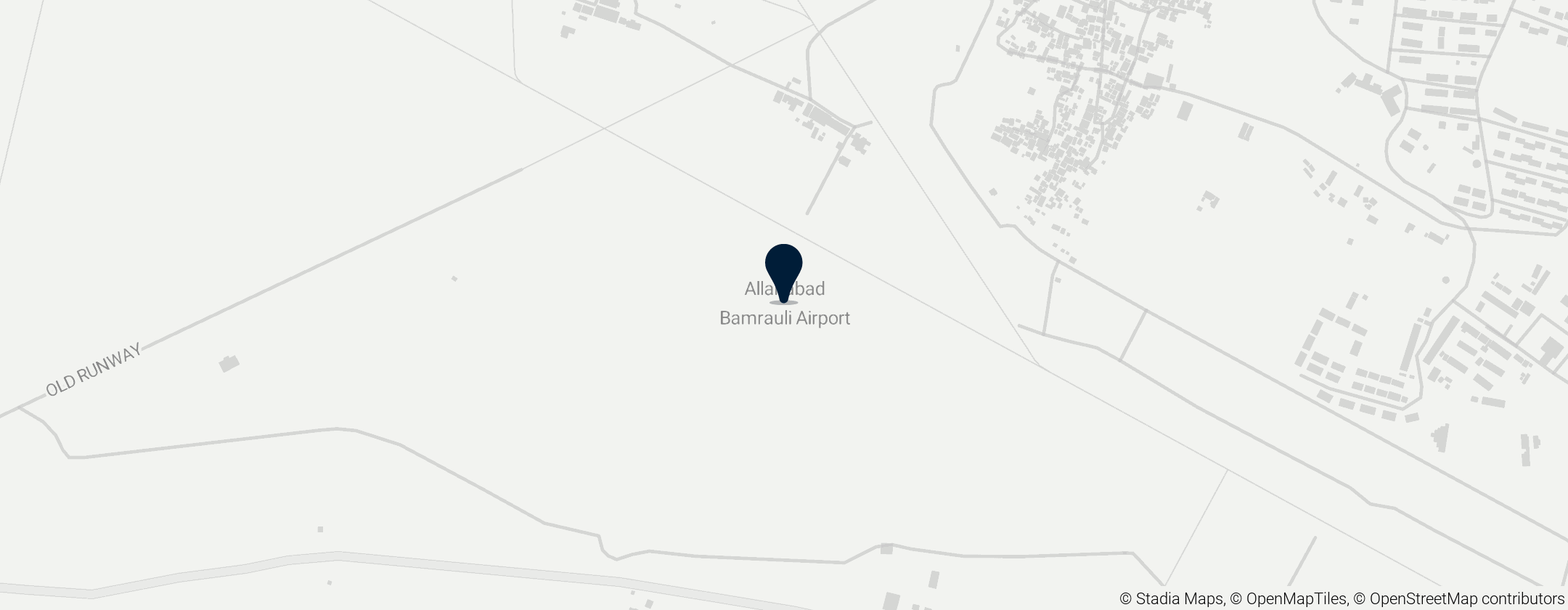 Map of Flughafen Allahabad