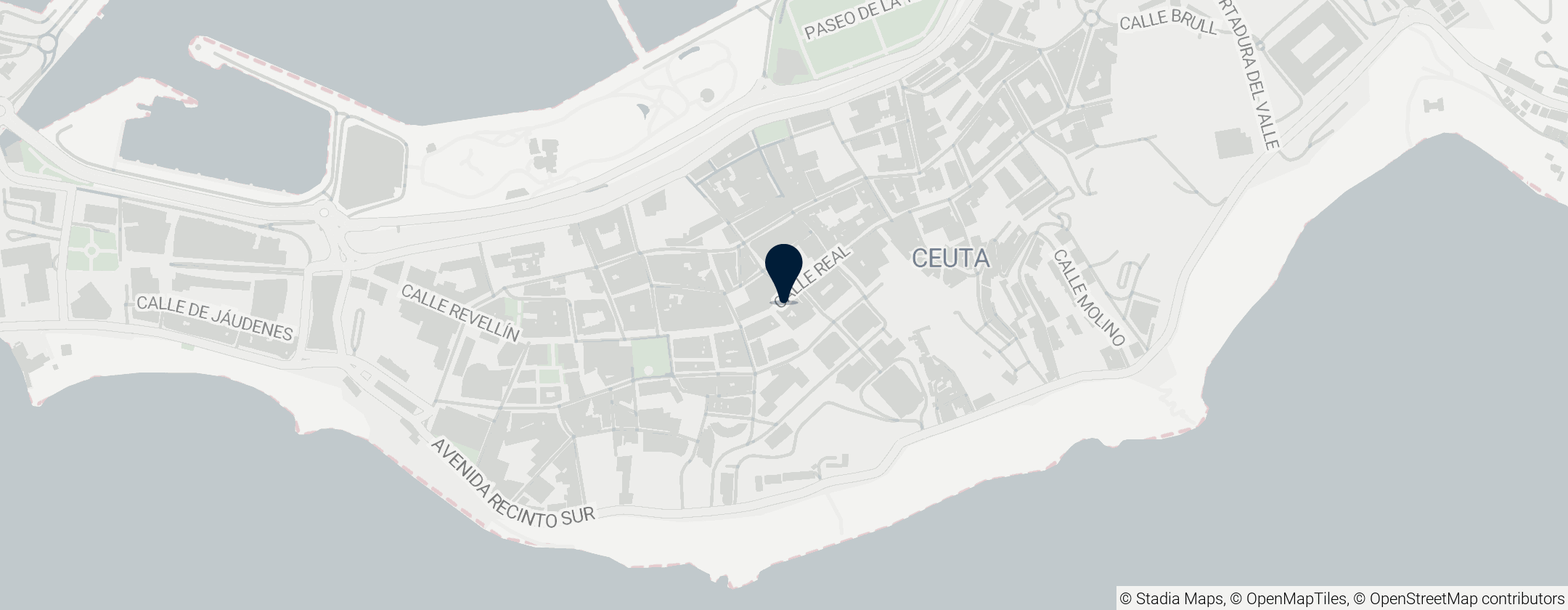 Map of City of Ceuta