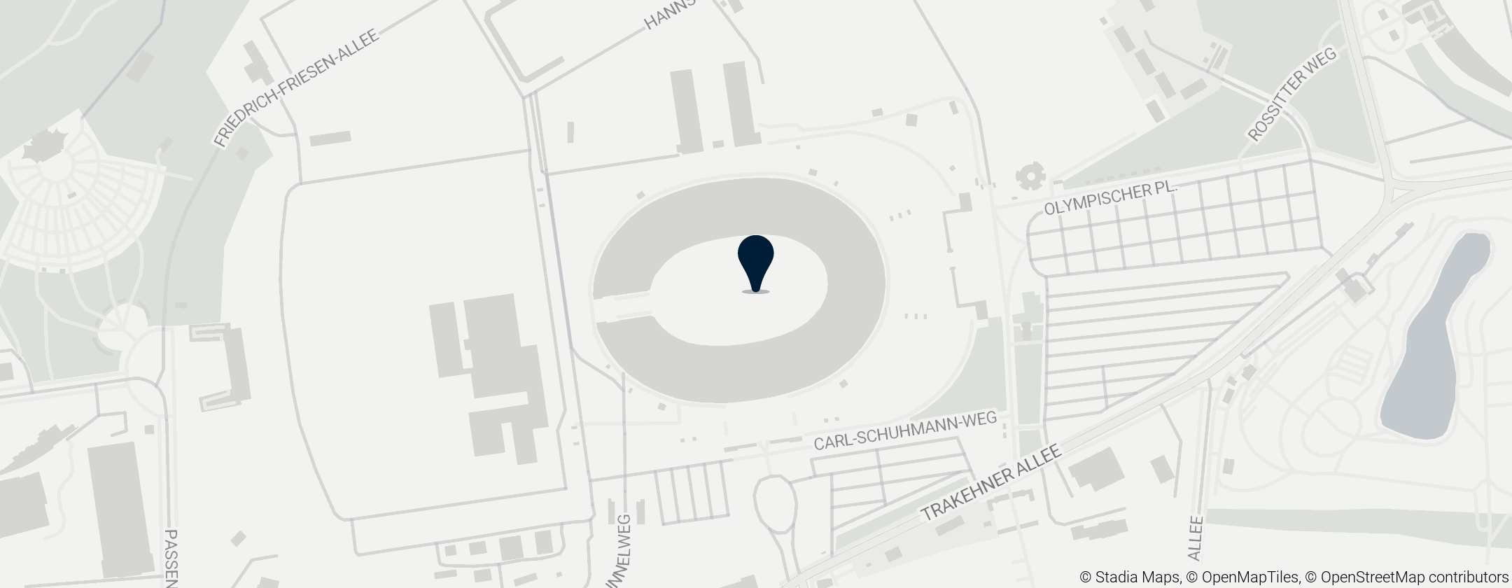 Map of Berlin Olympic Stadium