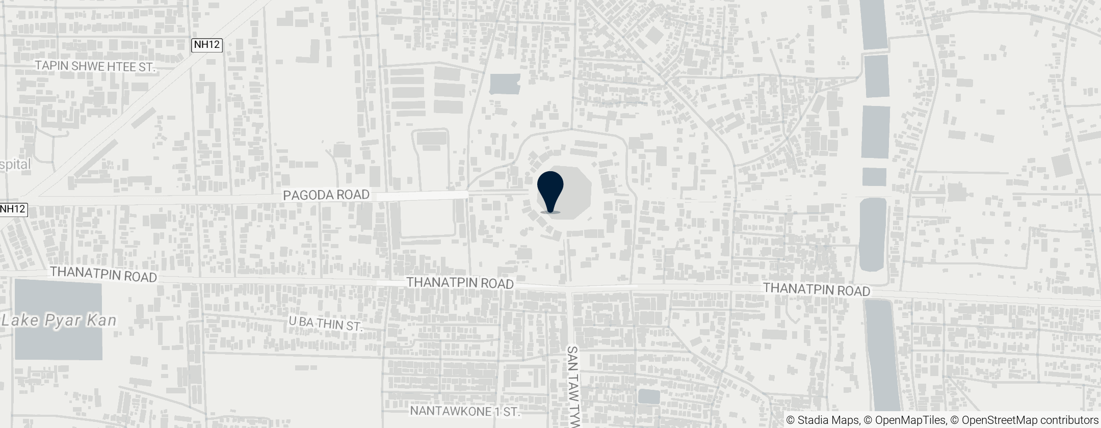 Map of Shwemawdaw Paya