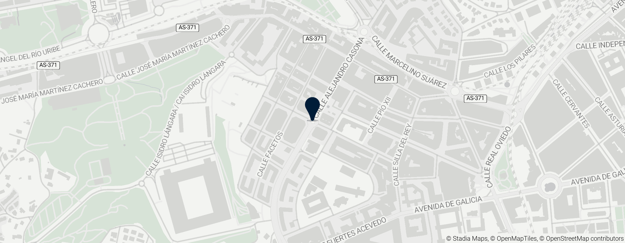 Map of Monumento a Alejandro Casona