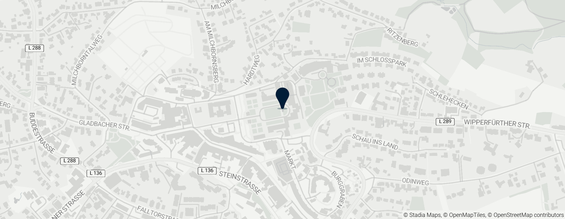 Map of Bensberg Castle