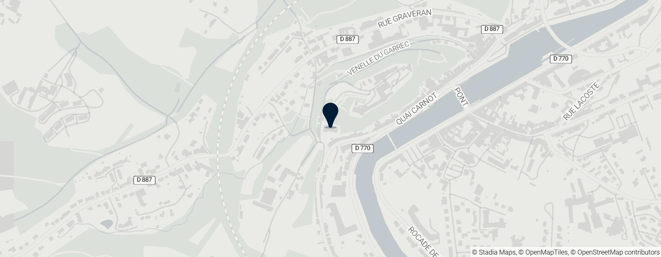 Map of Chapelle Notre-Dame de Châteaulin