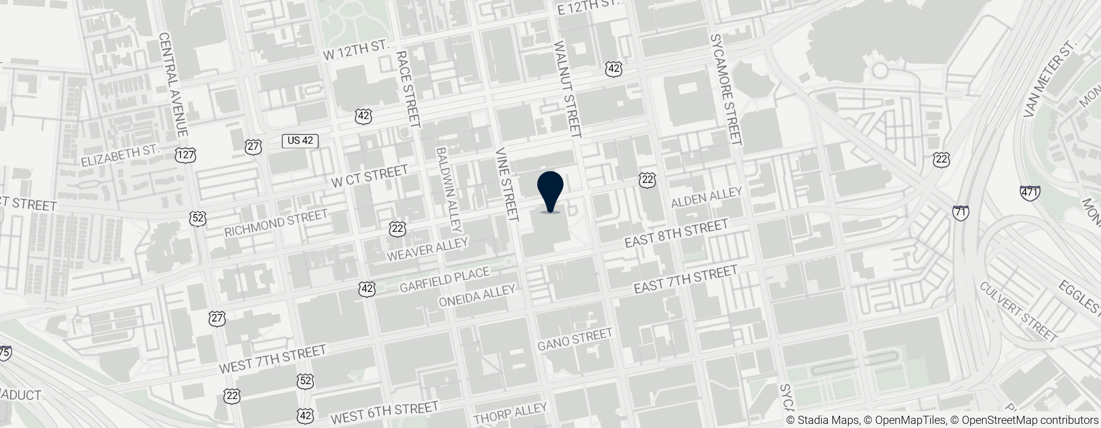 Map of Downtown Main Library