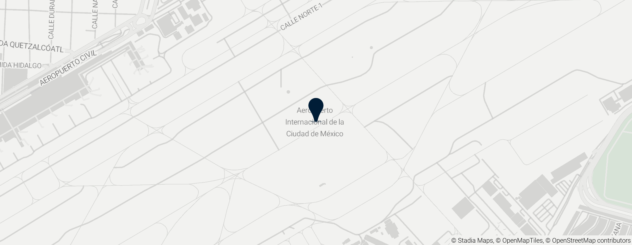 Map of Международный аэропорт имени Бенито Хуареса