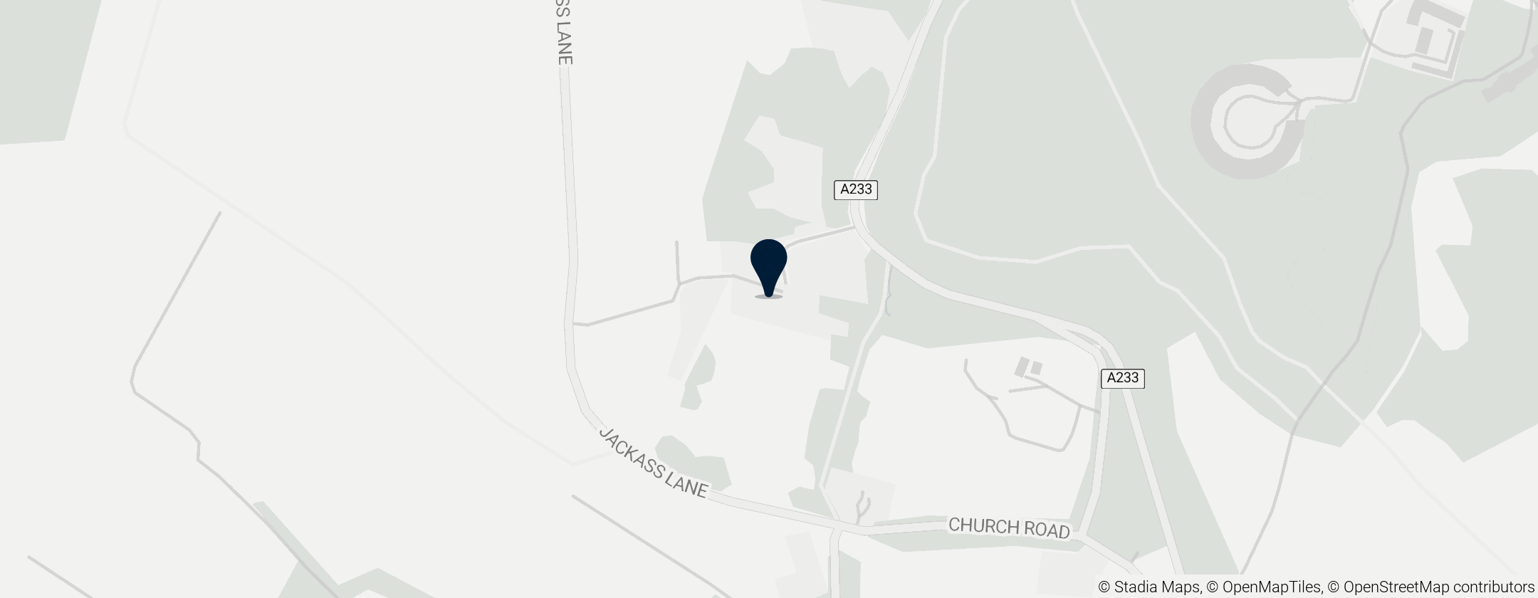 Map of Keston Roman Mausolea