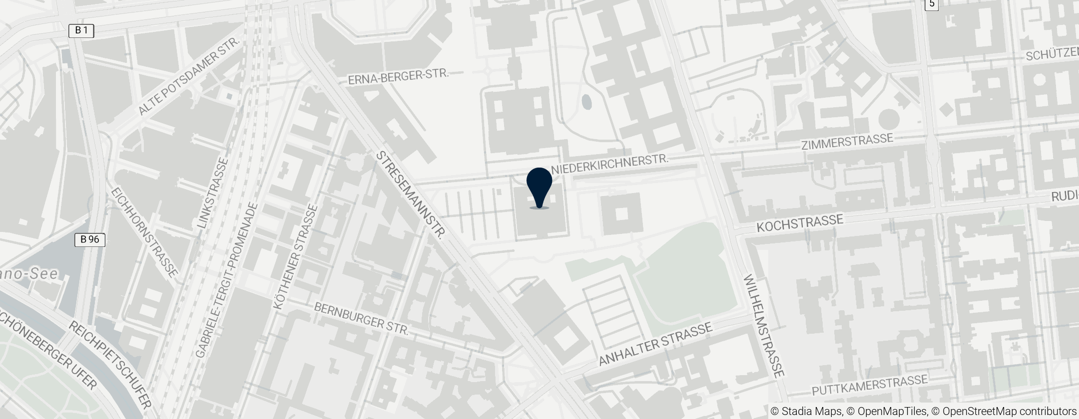 Map of 马丁-格罗皮乌斯博物馆