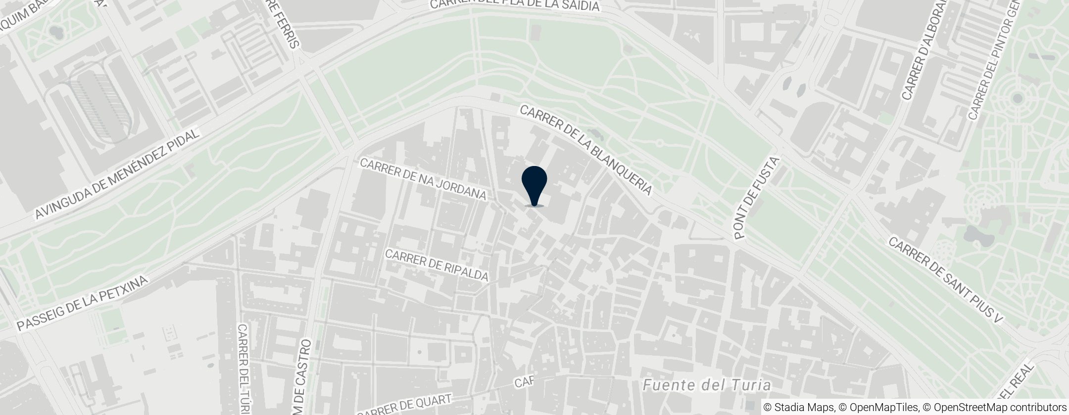 Map of Convent of Carmen