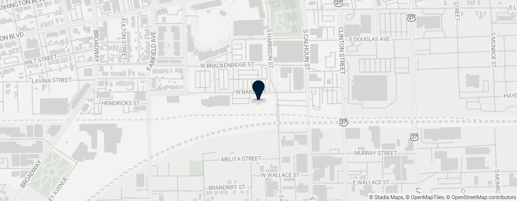 Map of Fort Wayne station